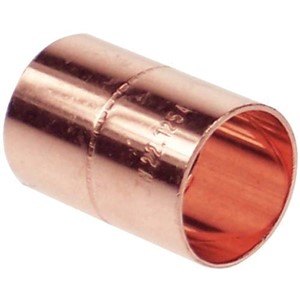 K07315 Copper E/F Straight Coup 15mm (25)