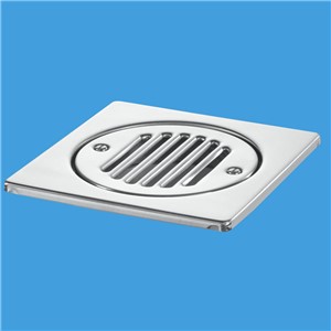 150mm Square Polished Stainless Steel Tile with removable grid and securing screws, and ABS Adaptor

Tile has ABS Spigot Adaptor for solvent welding to Clamp Ring

Can be interchanged with a White ABS Tile