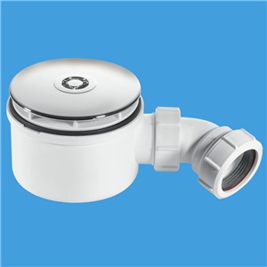 90mm x 50mm Water Seal Shower Trap with 1&#194;&#189;&quot; Outlet Flanges available in White or Chrome Plated Plastic, or Chrome Plated BrassSuitable for shower trays with a 90mm waste hole 50mm Water Seal1&#194;&#189;&quot; BSP Thread Supplied with 135&#194;&#176; Bend - BSP coupling nut x 1&#194;&#189;&quot; UniversalRemovable 110mm flange facilitates easy cleaning Flow rate 34 l/min when tested under a constant 15mm head of water in accordance with clause 5 of BS EN 274-2:2002Overall height is only 70mm Constructed from polypropyleneConforms to EN 274-1:2002 70mm under-tray dimensionTraps ST90CP10-70, ST90CB10-70 and ST90WH10-70 are suitable for tray thickness 0-23mm Traps ST90CPB-P-70 and ST90CPB-S-70 are suitable for tray thickness 5-30mmNote: Longer flanges are available to suit thicker trays with a tray thickness between 0-26mm.

For Product codes ST90CP10-70, ST90CB10-70, ST90WH10-70: additional longer flange code is: STW9030WSTBDY-43MM

(NB: There are no longer flanges available for ST90CPB-P-70 or ST90CPB-S-70)