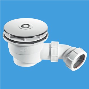 ST90CP10  McAlpine 90mm Shower Trap C/P Plastic