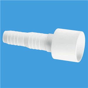 Straight Nozzle for connection to Multifit Nozzle will connect to 1&#194;&#189;&quot; MultifitCan accept discharge from a washing or dishwashing machine Manufactured in polypropylene