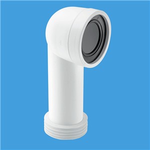 97-107mm Inlet x 4&quot;/110mm Outlet 90&#194;&#176; Bend Adjustable Length Rigid WC Connector

97-107mm Inlet suits all pan spigots

Adjustable Length

Complies with BS 5627:1984 and DIN 1389-2

Manufactured in Polypropylene