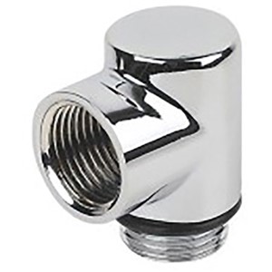 DFE12 - Dual Fuel Towel Rail Elbow Piece - Chrome