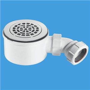 90mm x 50mm Water Seal Shower Trap with 1&#194;&#189;&quot; Outlet Flanges available in White or Chrome Plated Plastic, or Chrome Plated BrassSuitable for shower trays with a 90mm waste hole 50mm Water Seal1&#194;&#189;&quot; BSP Thread Supplied with 135&#194;&#176; Bend - BSP coupling nut x 1&#194;&#189;&quot; UniversalRemovable 110mm flange facilitates easy cleaning Flow rate 34 l/min when tested under a constant 15mm head of water in accordance with clause 5 of BS EN 274-2:2002Overall height is only 70mm Constructed from polypropyleneConforms to EN 274-1:2002 70mm under-tray dimensionTraps ST90CP10-70, ST90CB10-70 and ST90WH10-70 are suitable for tray thickness 0-23mm Traps ST90CPB-P-70 and ST90CPB-S-70 are suitable for tray thickness 5-30mmNote: Longer flanges are available to suit thicker trays with a tray thickness between 0-26mm.

For Product codes ST90CP10-70, ST90CB10-70, ST90WH10-70: additional longer flange code is: STW9030WSTBDY-43MM

(NB: There are no longer flanges available for ST90CPB-P-70 or ST90CPB-S-70)