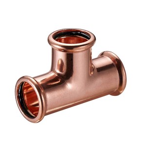 M Profile Pressfit Fitting

Suitable for copper installations for the purpose of heating and plumbing

The press system leaks from 0.1 bar to 0.6 bar when it is not pressed;

- The press system is tested and approved in Germany (DVGW) - WRAS Approved- Suitable for press jaws with M contour - Compatible with all M Profile press systems

Suitable for: - Drinking water (hot and cold)- Underfloor heating - Other heating systems