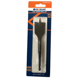 KB-DBFW0032 - Krobahn - Flat Wood Drill Bit - 32mm