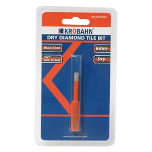 KB-DBHS0006 - Krobahn - Dry Diamond Tile Bit - 6mm