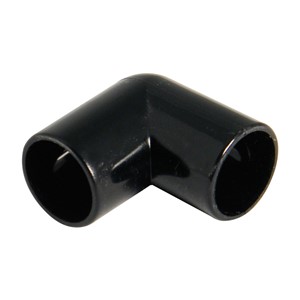 431311 FLOPLAST OS11 21.5mm BLACK O/F 90* BEND