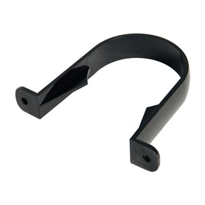 RC1B - FloPlast - Pipe Clip - Black - 68mm