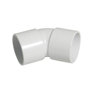 WS19W - FloPlast - ABS Bend 135* - White - 40mm