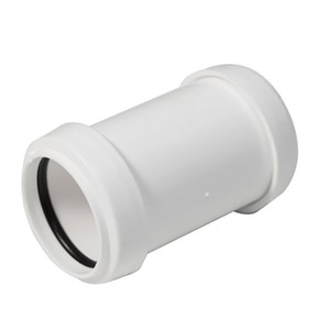 WP07W - FloPlast - Straight Coupling Push-Fit - White - 32mm