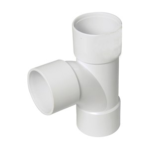 WS23W - FloPlast - ABS Tee - White - 40mm