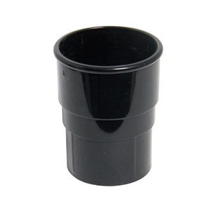 RS1B - FloPlast - Pipe Socket - Black - 68mm