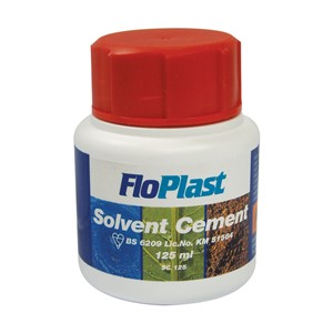 400103 - FloPlast - Solvent Cement Glue - SC125 - 125ml (10/Box)