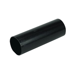 RP4B - FloPlast - Round Downpipe - Black - 4m x 68mm