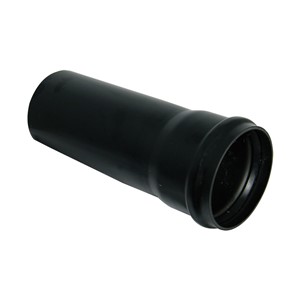 SP3B - FloPlast - Soil Pipe Socketed - Black - 3m x 110mm