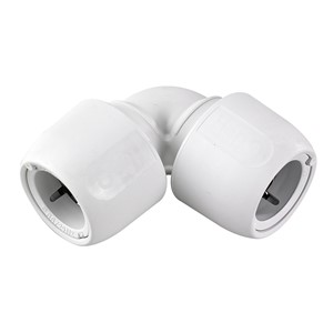 HD5/22W - Hep2O - Elbow 90deg. - White - 22mm (10)